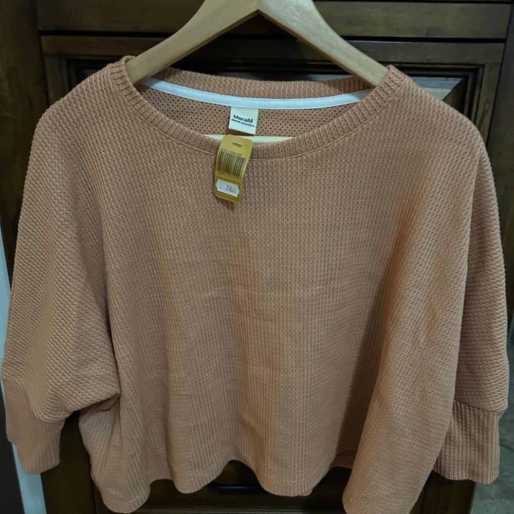 Dusty Pink Knit Top